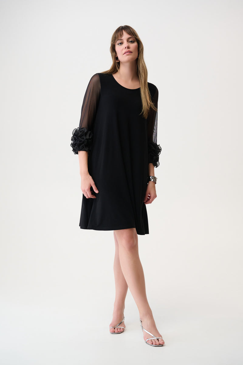 green emerald velvet dress Buy Joseph Ribkoff Fern Ruched V-Neck Satin Evening Dress 253714 —  AfterRetail main image 1