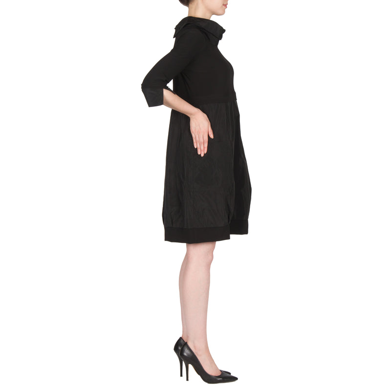 JOSEPH RIBKOFF // 173444 TIERED SLIP-ON DRESS BLACK – Trinity Gallery