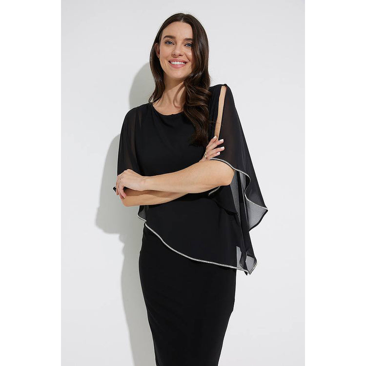 JOSEPH RIBKOFF // 223762 CHIFFON OVERLAY DRESS // TRINITY GALLERY // TORONTO – Trinity Gallery