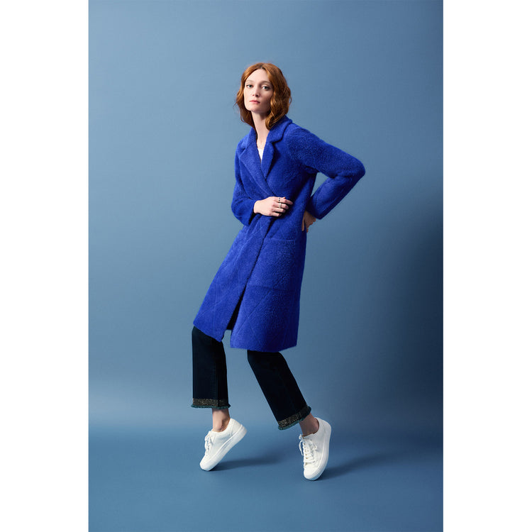 JOSEPH RIBKOFF // 233951 FAUX FUR COAT – Trinity Gallery