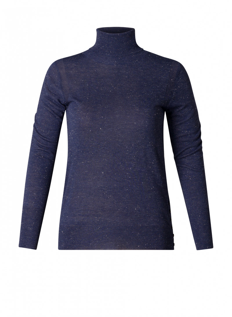 YEST // 0004953 PERPETUA TURTLENECK MARINE BLUE