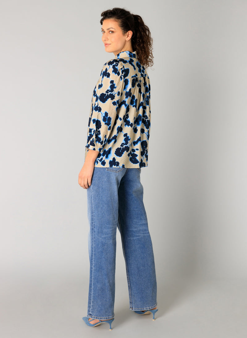 YEST // 0005085 RAGIN BLOUSE SUMMER BLUE