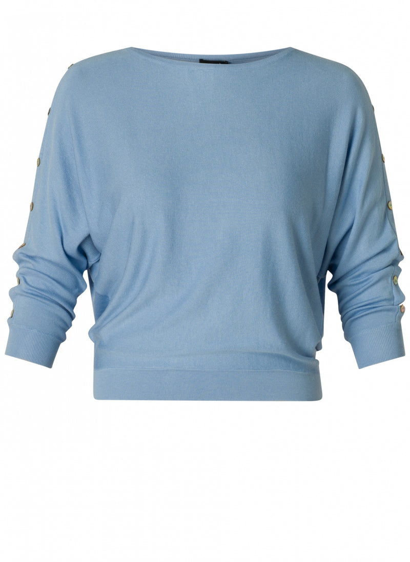 YEST // 0005097 RAINA TOP LIGHT BLUE