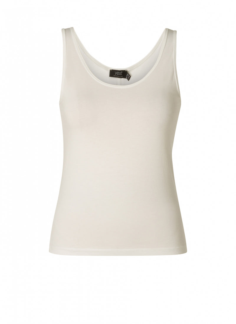 YEST // 0005176 GERRIETTE ESSENTIAL TANK OFF WHITE