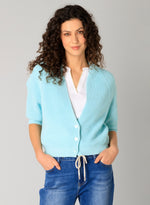 YEST //  0005294 RIVKA KNIT CARDIGAN PASTEL BLUE