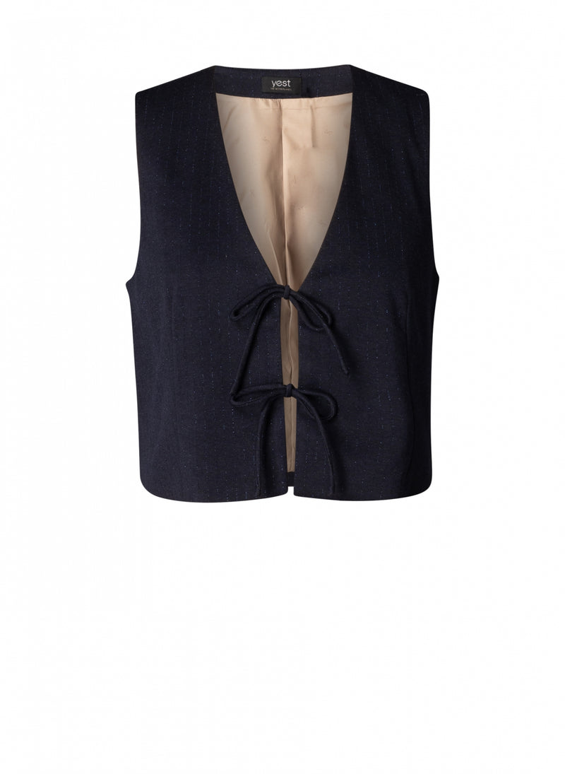 YEST //  0005658 BABETTE VEST DARK NAVY