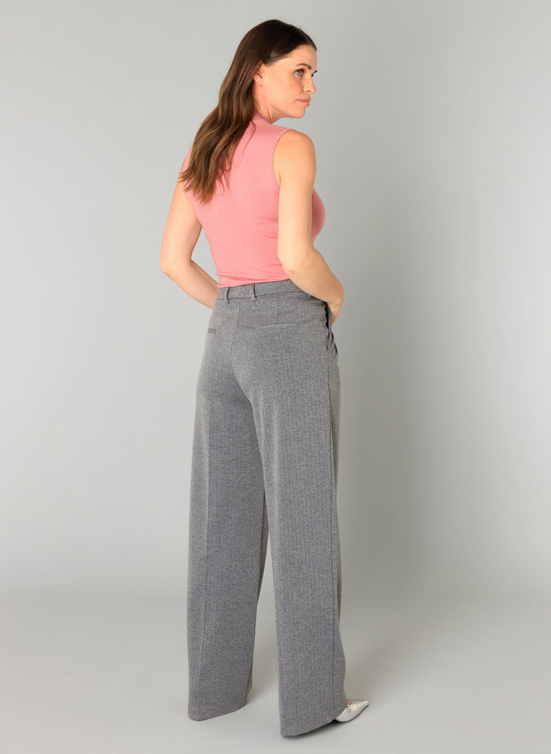YEST //  0005672 BAILEY PANT GREY MELANGE