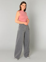 YEST //  0005672 BAILEY PANT GREY MELANGE