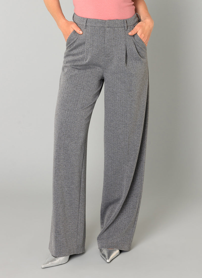YEST //  0005672 BAILEY PANT GREY MELANGE