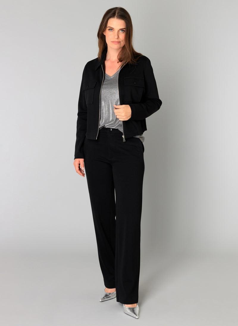 YEST // 0005683 RILLE ESSENTIAL JACKET BLACK