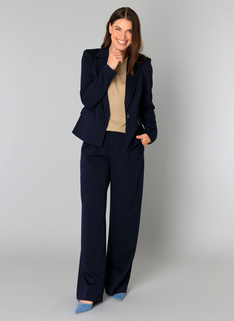 YEST // 0005758 BARBARA BLAZER DARK BLUE