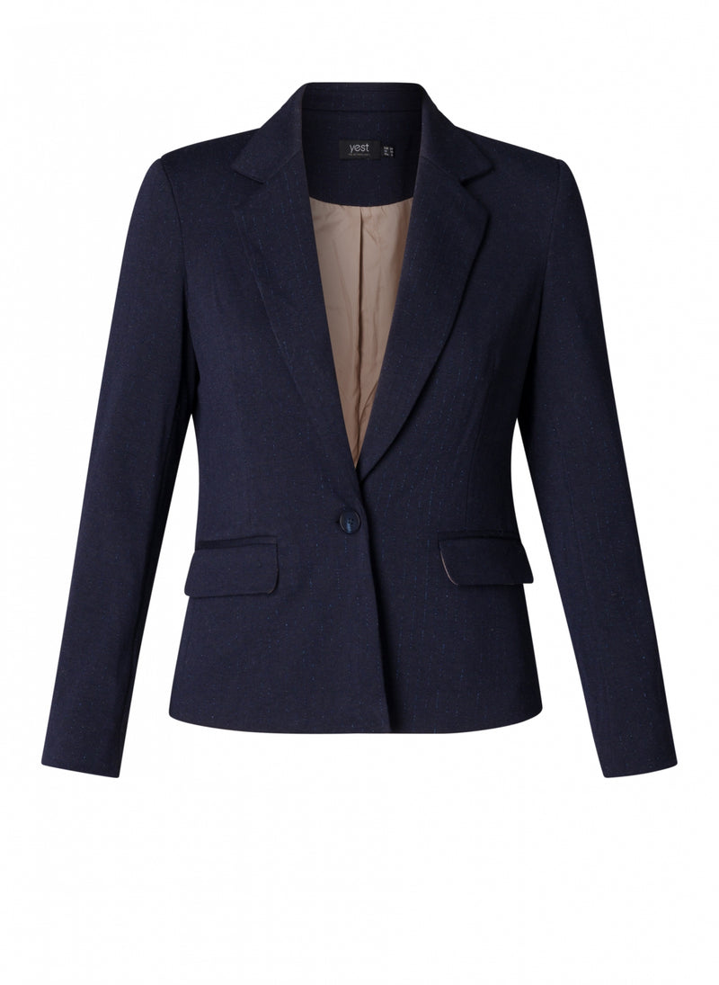 YEST // 0005758 BARBARA BLAZER DARK BLUE