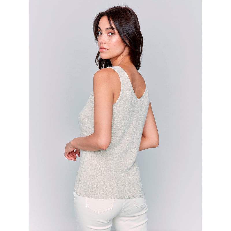 CHARLIE B // 2794  LUREX KNIT CAMI