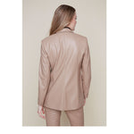 RENUAR // R3871L VEGAN LEATHER BLAZER