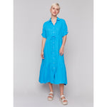 CHARLIE B // 3205 LONG BUTTON UP DRESS