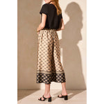 TRIBAL // 5784O PRINTED FLOWY PANT SOFT TAN