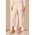 TRIBAL // 2055O FLATTEN IT™ PULL ON PANT WITH EYELETS FRENCH OAK