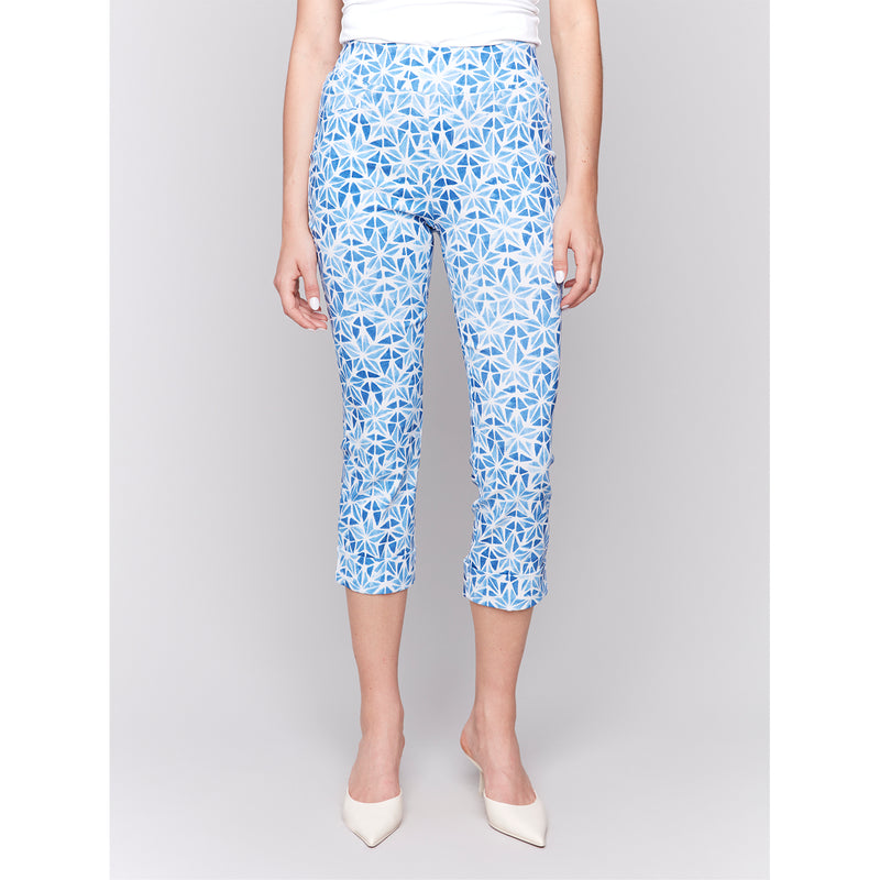 CHARLIE B // 5259TP PRINTED PULL-ON CAPRI