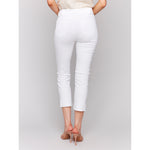 CHARLIE B // 5613 CROPPED JEANS WITH SEQUIN COIN DETAIL