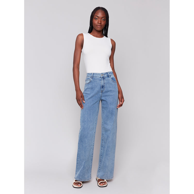 CHARLIE B // 5630J WIDE LEG JEANS