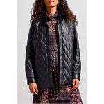 TRIBAL // 7956O QUILTED SNAP FRONT JACKET
