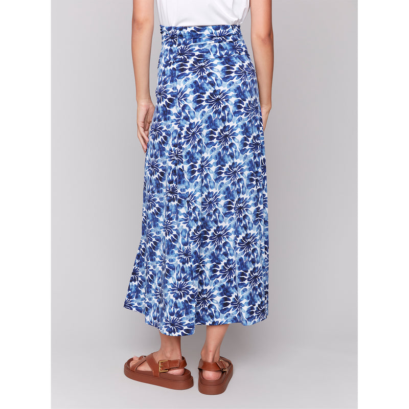 CHARLIE B // C7080P PRINTED SKIRT & DRESS COMBO