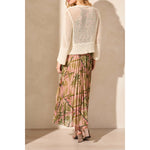 TRIBAL // 5758O OPEN STITCH CARDIGAN COCOMILK