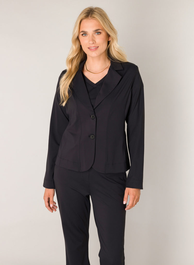 YEST // 6000116 THEA BLAZER BLACK