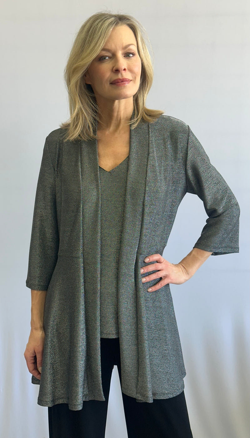 SOFT WORKS // 101000 OPEN FRONT CARDIGAN