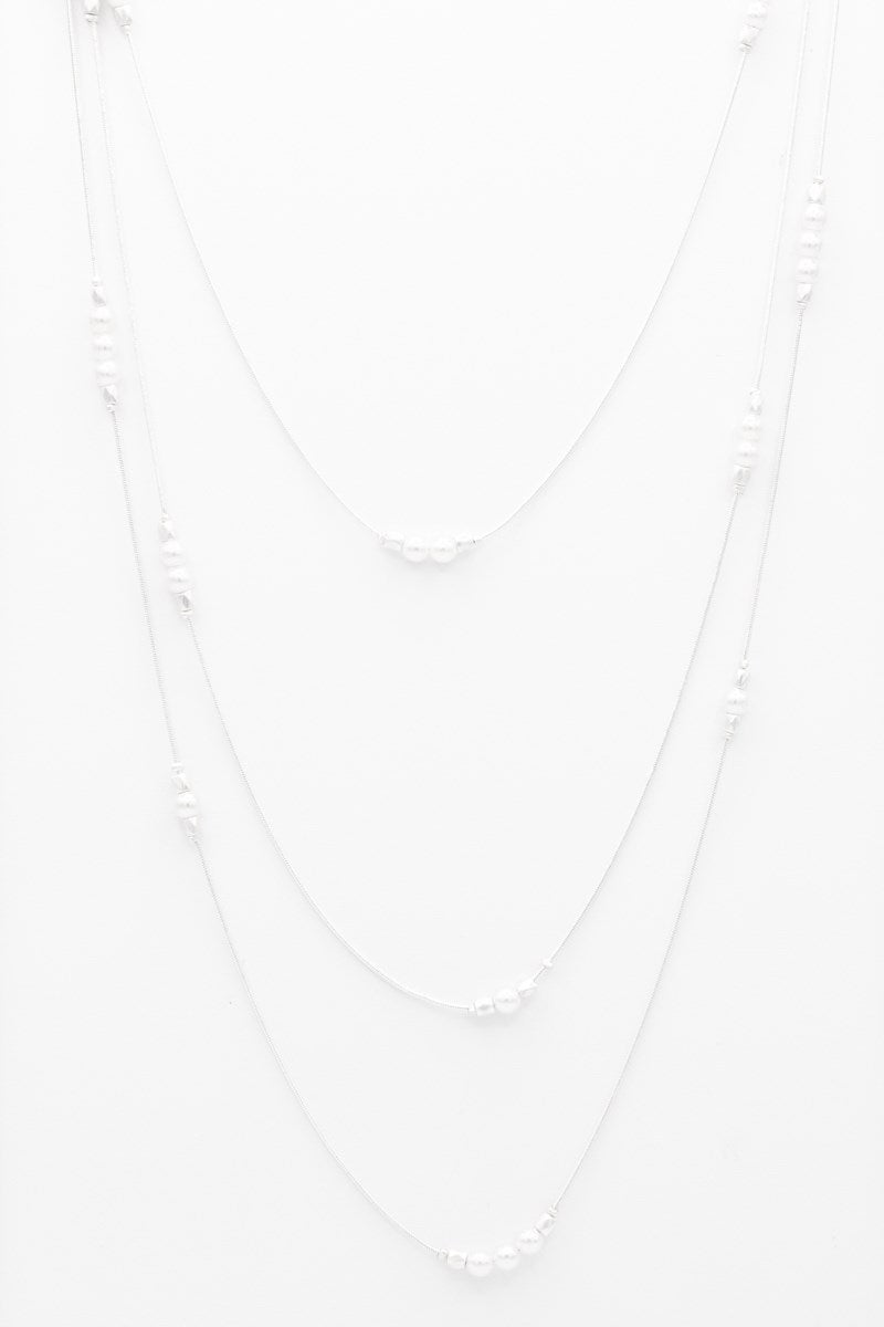 CARACOL // 1602-SLV NECKLACE