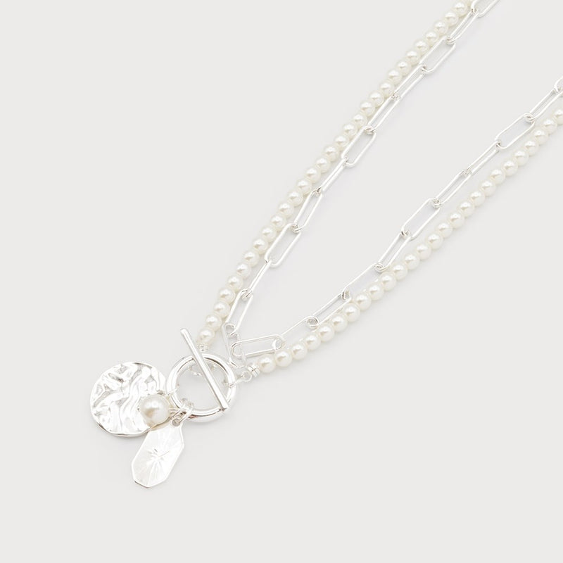 CARACOL // 1603-SLV NECKLACE