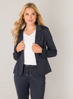 YEST // 6000116 THEA BLAZER DARK BLUE