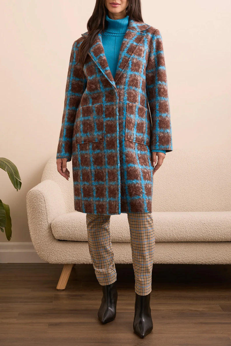 TRIBAL // 2355O BUTTON FRONT COAT WOOD