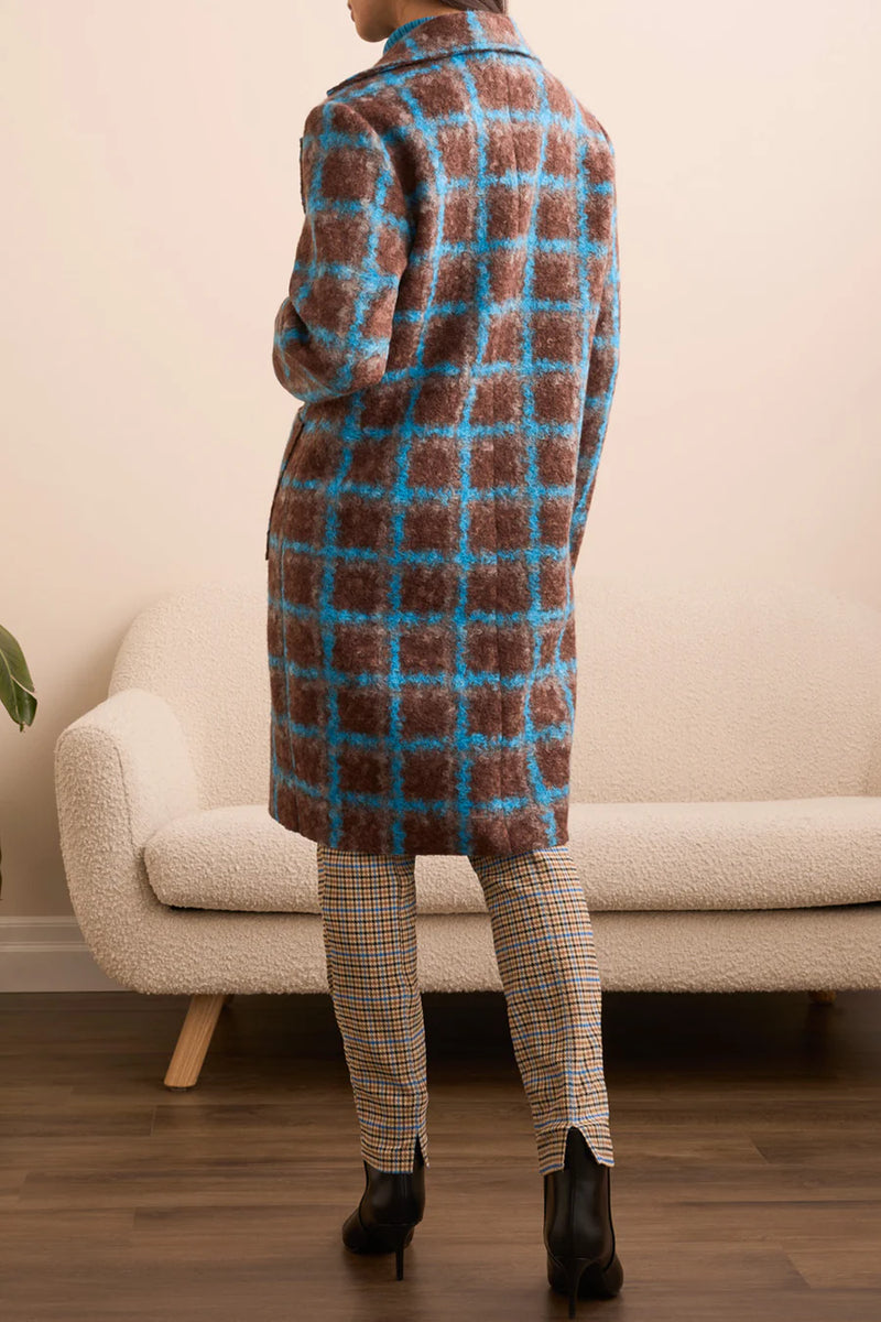 TRIBAL // 2355O BUTTON FRONT COAT WOOD