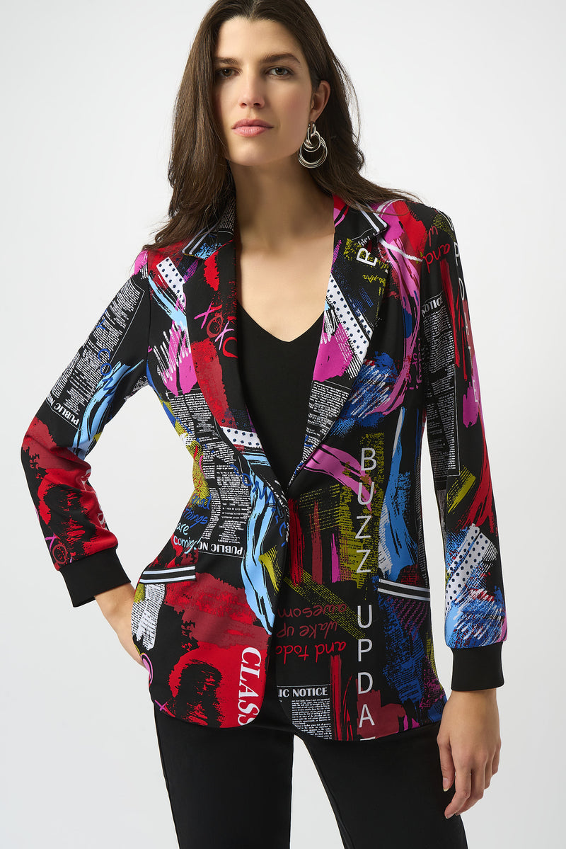 JOSEPH RIBKOFF // 253090 GRAPHIC JACKET
