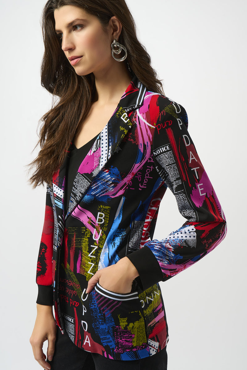 JOSEPH RIBKOFF // 253090 GRAPHIC JACKET