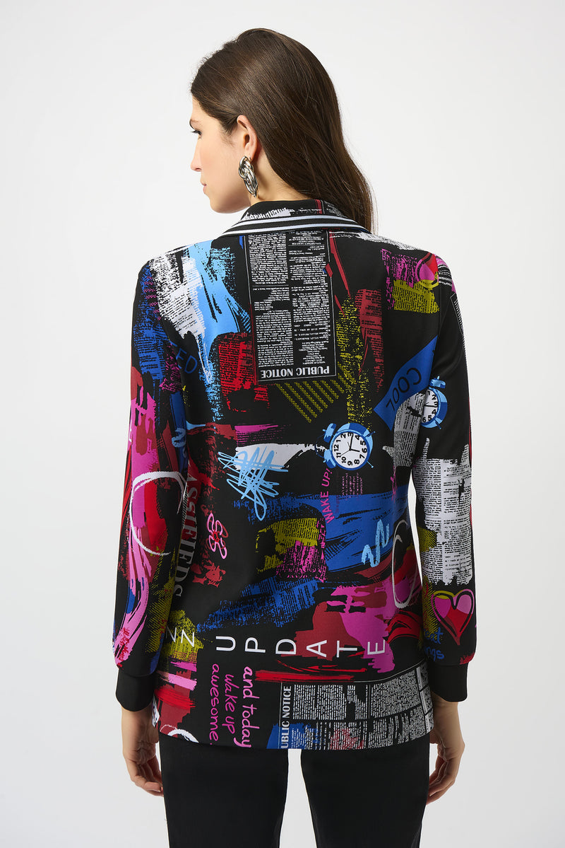 JOSEPH RIBKOFF // 253090 GRAPHIC JACKET