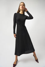 JOSEPH RIBKOFF // 253987 PLEATED A-LINE DRESS