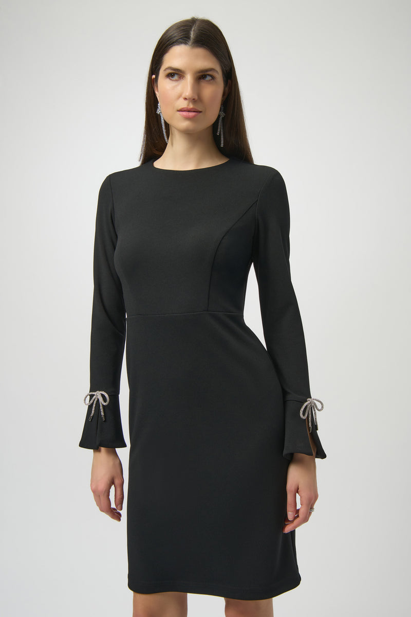 JOSEPH RIBKOFF // 254048 EMBELLISHED BODY CONTURING DRESS