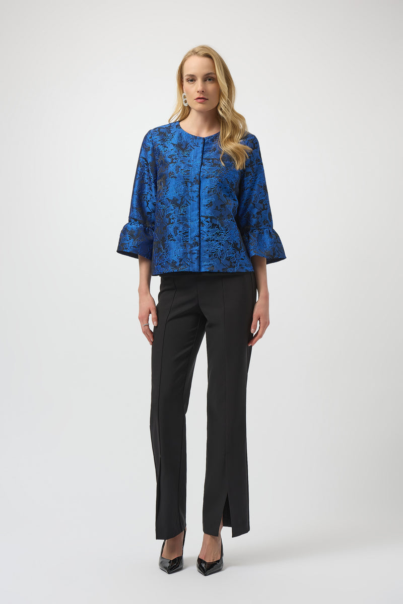 JOSEPH RIBKOFF // 254075 JACKET WITH MESH DETAILING