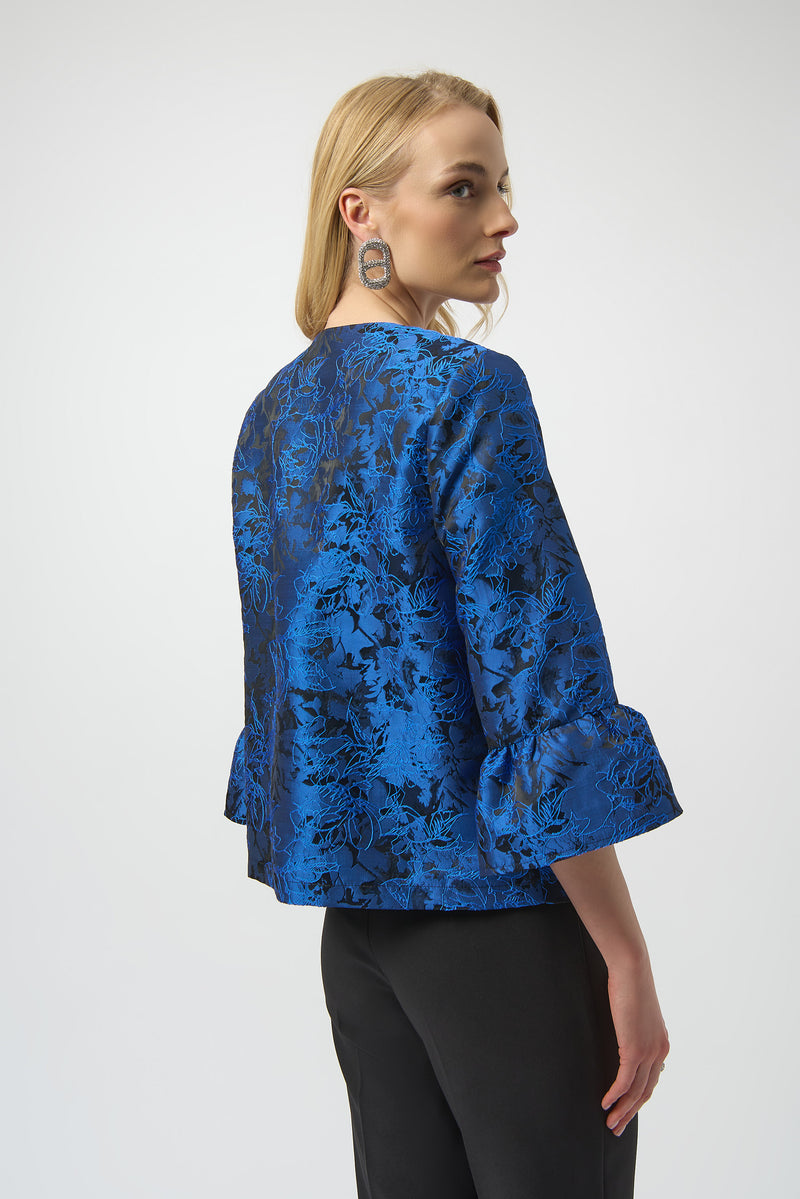 JOSEPH RIBKOFF // 254075 JACKET WITH MESH DETAILING