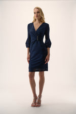 JOSEPH RIBKOFF // 254711 WRAP-STYLE DRESS
