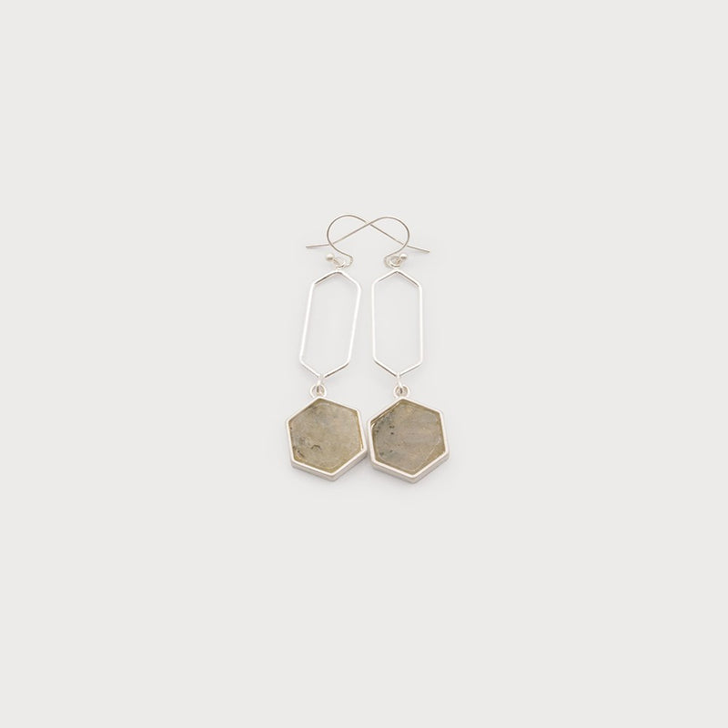 CARACOL // 2560-GRY-S EARRINGS