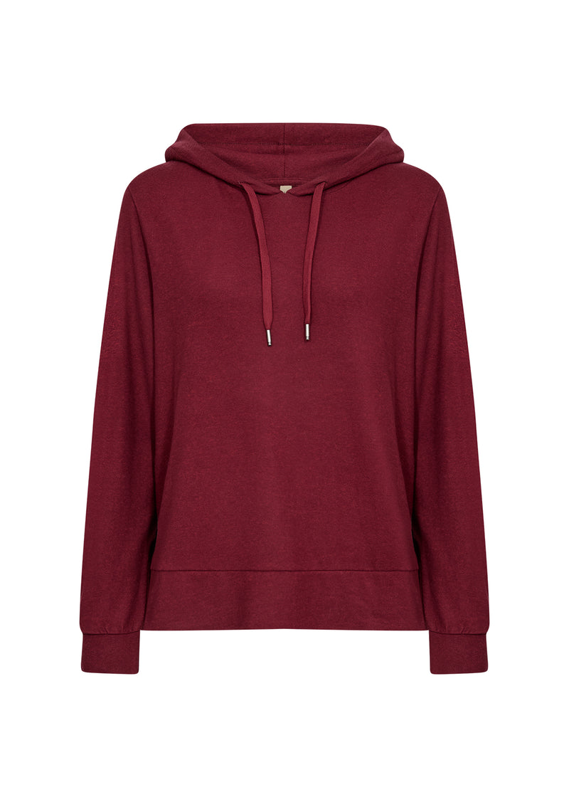 SOYA CONCEPT // SC-BIARA 143 HOODIETOP HEATHER RED