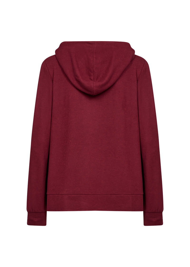 SOYA CONCEPT // SC-BIARA 143 HOODIETOP HEATHER RED