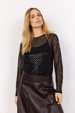 SOYA CONCEPT // SC-ASIMA 1 TOP BLACK