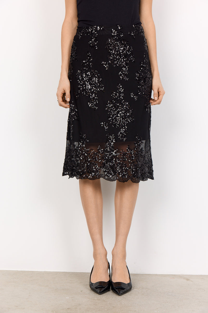 SOYA CONCEPT // SC-AUBE 2 SKIRT BLACK