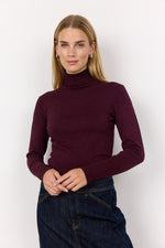 SOYA CONCEPT // DOLLIE 145 SWEATER WINE MELANGE