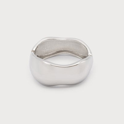 CARACOL // 3338-SLV WAVY BANGLE
