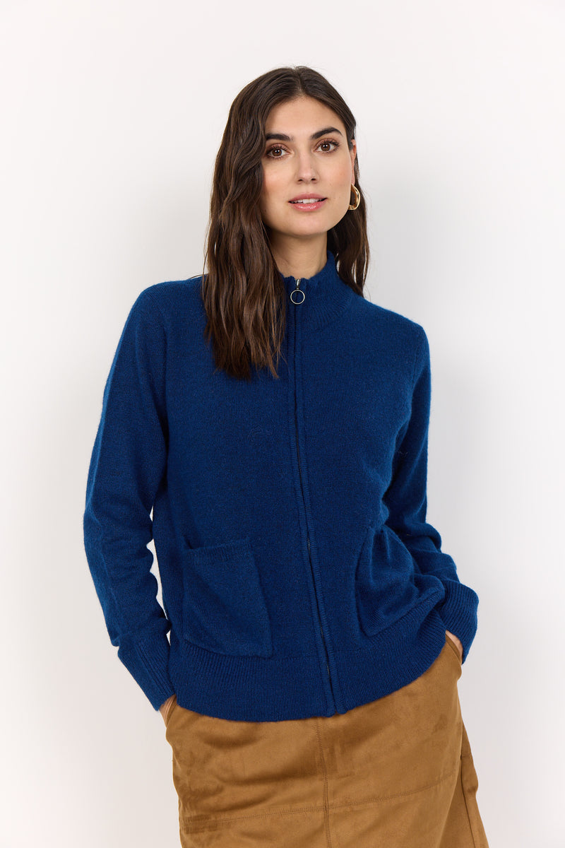 SOYA CONCEPT // SC-NESSIE 59 ZIP FRONT CARDIGAN